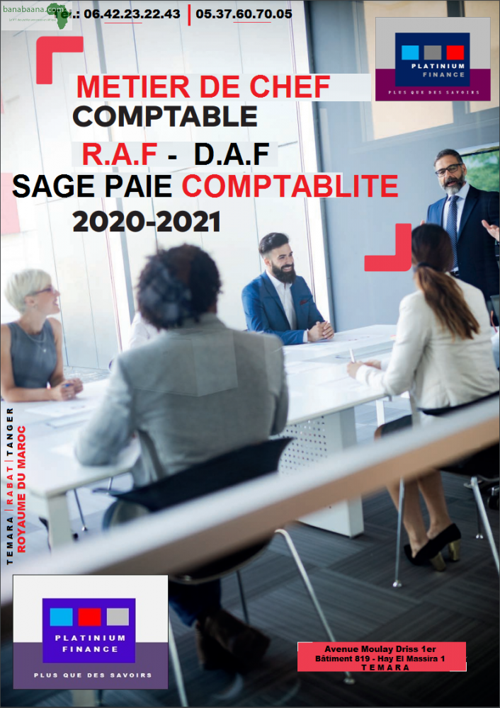 Formations Professionnelles FORMATION CADRE – Métier De Chef Comptable ...